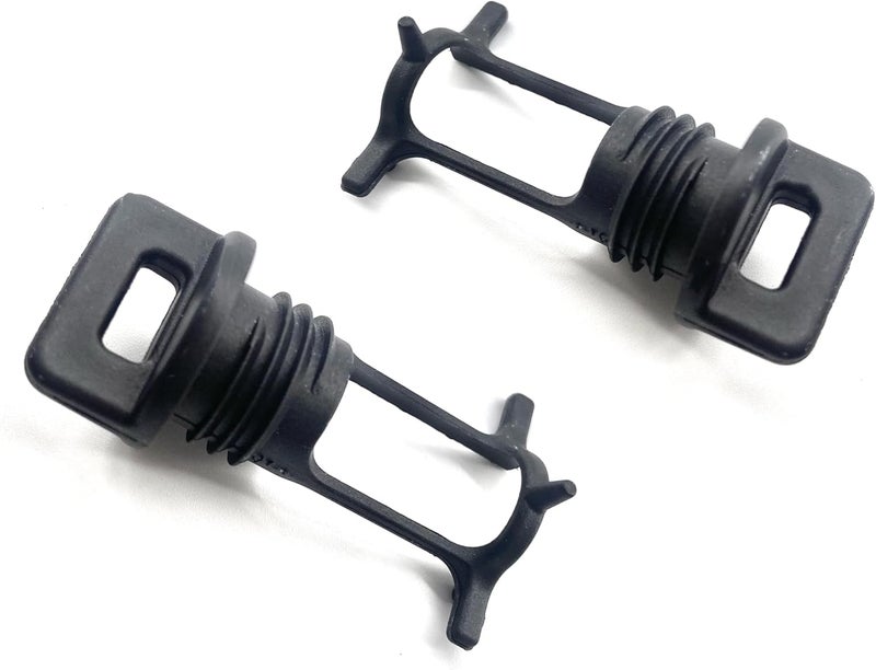 auaurly Kayak Drain Plugs Thread Bung Hull Drain Fits Scupper Plug for Canoes Boats,Black Plastic Direct Kayak Boat Drain Plug 52802 - Image 1